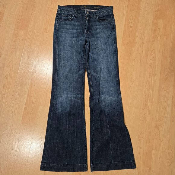 Stylish "ginger" medium ble flared jeans - Picture 4 of 4
